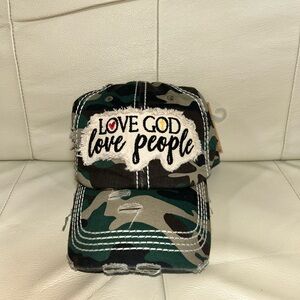 KBETHOS Camouflage Love God Love People Hat